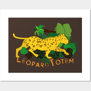 Leopard Totem Posters and Art